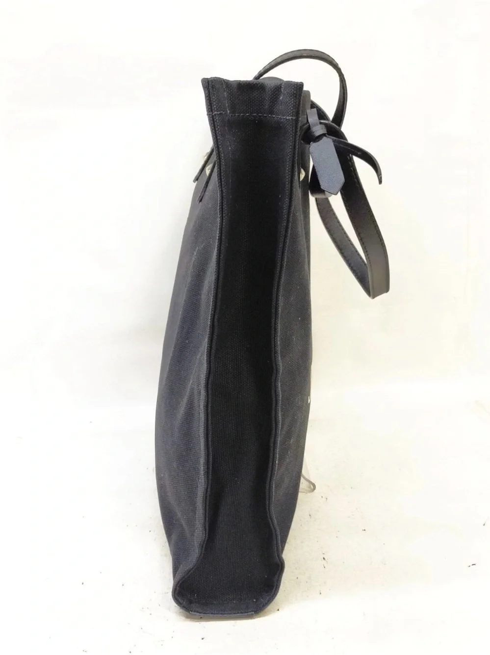 Jimmy Choo Black Canvas Tote Bag